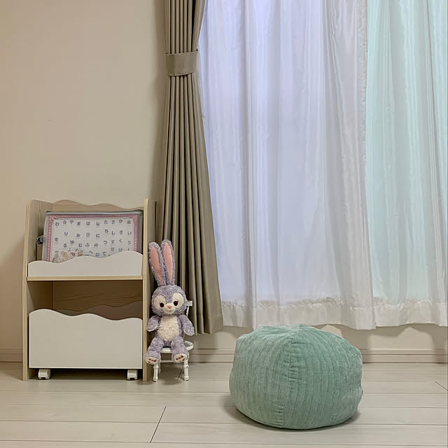 ベッド周り/娘の部屋/ニトリ 絵本ラック/salut!/旗竿地...などのインテリア実例 - 2023-08-27 17:55:08