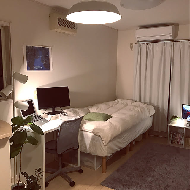 観葉植物/IKEA/一人暮らし/北欧/机のインテリア実例 - 2021-04-25 19:00:11