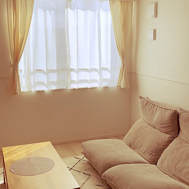 部屋全体/賃貸インテリア/大東建託 賃貸/ナチュラル/無印良品のインテリア実例 - 2024-08-21 22:26:52