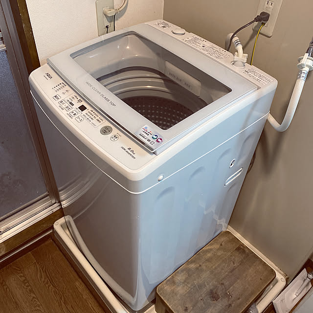 AQUA AQW-GV70H(W) 洗濯機 2019年式 7kg（説明書 アクア AQW