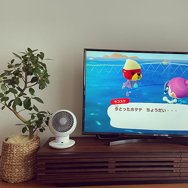 grngrnのアイリスオーヤマ-【 コストコ通販 送料無料 】【アイリスオーヤマ】WOOZOO サーキュレーター Globe Fan PCF-SC15TC-H強力コンパクトサーキュレーター 上下左右首振りタイプ 扇風機&#8194;PCF-SC15T&#8194;ホワイト ギフト COSTCOの家具・インテリア写真