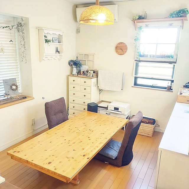 部屋全体/ダイニング/ナチュラル/DIY/ホワイトインテリア...などのインテリア実例 - 2023-09-16 18:00:24