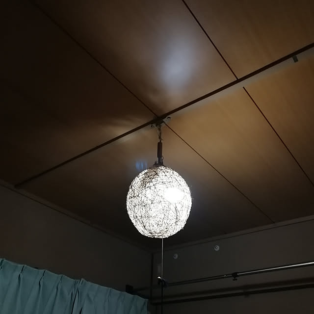 壁/天井/ハンドメイド/ダイソー/照明/100均...などのインテリア実例 - 2019-02-19 20:39:28