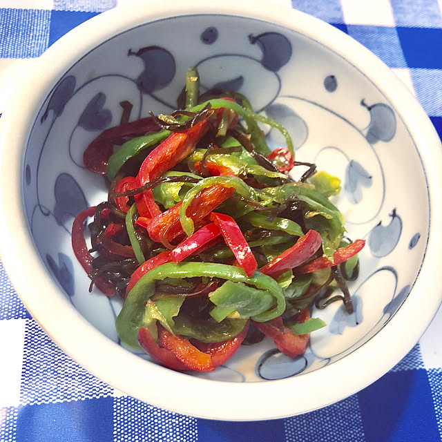 机/美味しい時間/美味しいもの/料理もインテリアの一部/無限ピーマン...などのインテリア実例 - 2018-10-25 21:55:14