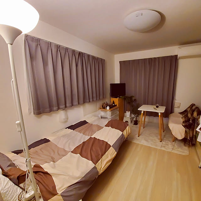 部屋全体/一人暮らし/観葉植物/IKEA/ニトリのインテリア実例 - 2021-11-11 17:07:09