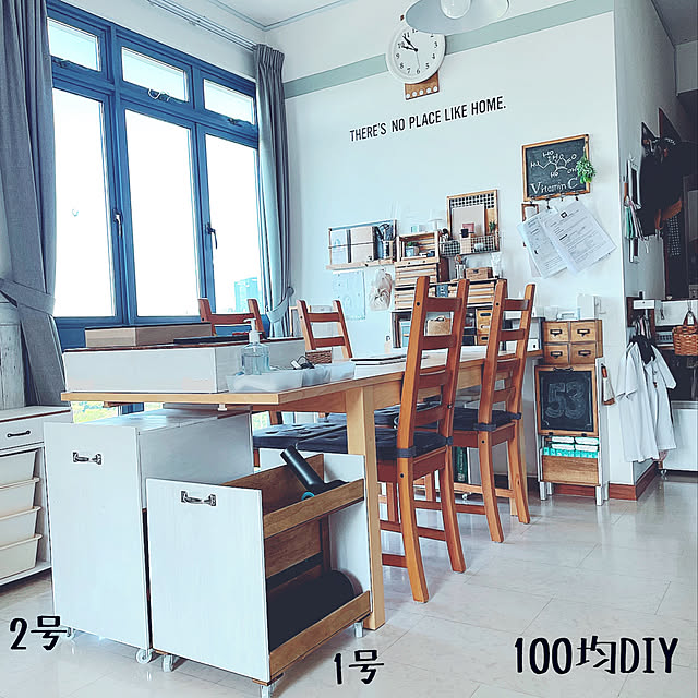 DIY/ダイソー木材/デッドスペース活用/ダイソー/100均...などのインテリア実例 - 2022-08-11 12:28:14