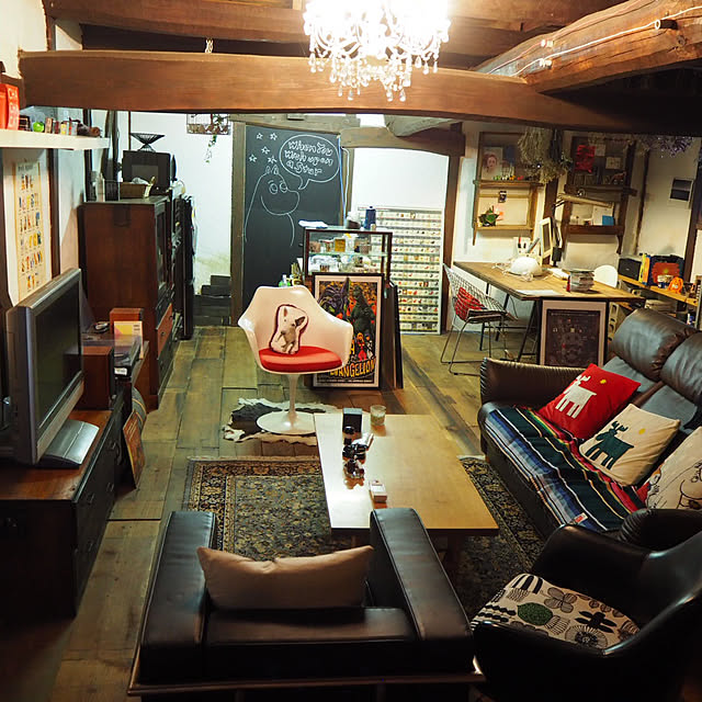 部屋全体/ルームツアー/DIY/古材/古民家リノベーション...などのインテリア実例 - 2024-09-21 22:01:37