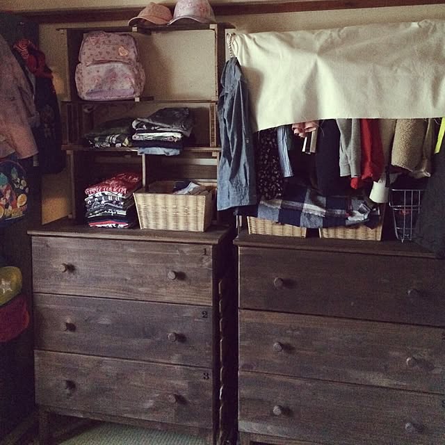 整理整頓/IKEA/子供服収納/棚のインテリア実例 - 2017-05-18 12:39:12