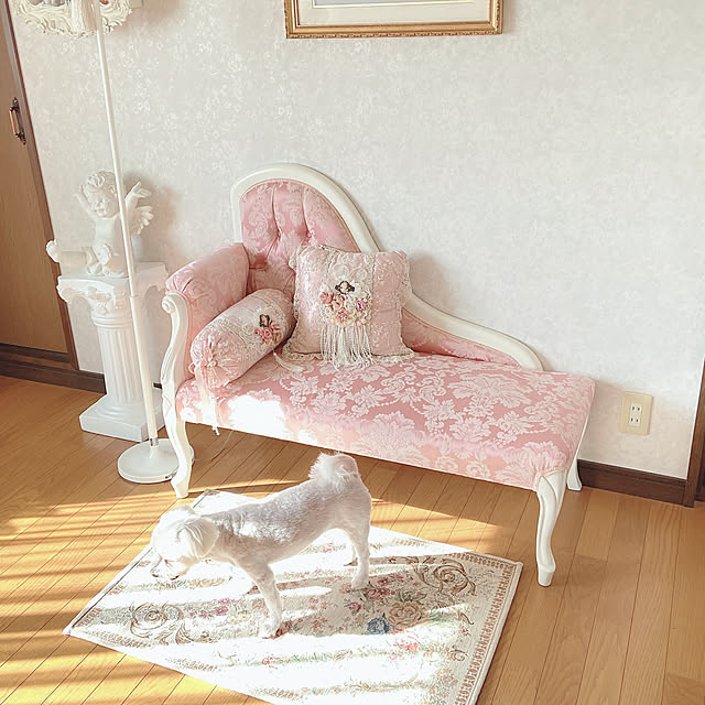 猫脚家具/ロマンティック/癒しの空間/ピンク♡/大人可愛いインテリア♡...などのインテリア実例 - 2020-07-04 11:04:49