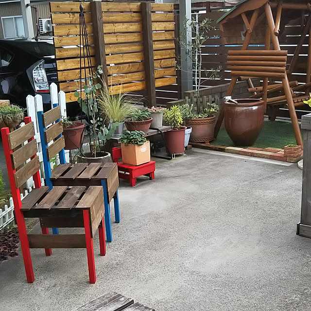 木が好き/ガーデニング/ガーデン椅子/植木鉢/DIY...などのインテリア実例 - 2021-09-12 17:52:38