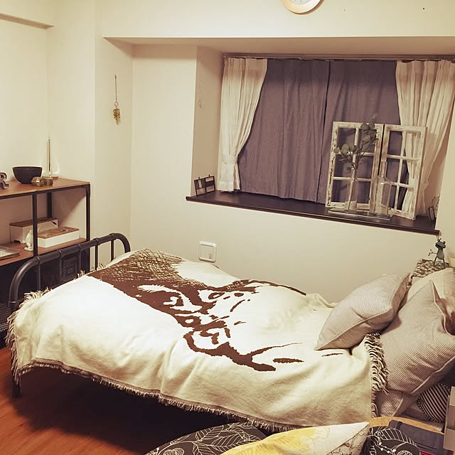 部屋全体/IKEA/男前/フェイクグリーン/雑貨のインテリア実例 - 2017-02-23 18:14:16
