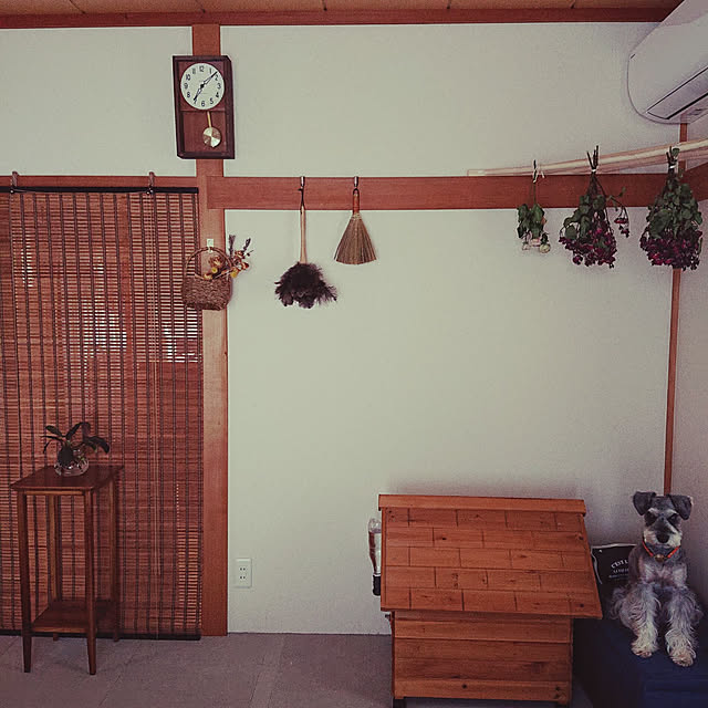 部屋全体/木製家具/ばら/ドライフラワーのある暮らし/ドライフラワー手作り...などのインテリア実例 - 2022-06-26 07:16:38
