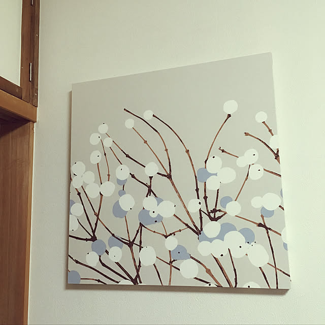 hochiのmarimekko-ファブリックパネル マリメッコ LUMIMARJA（ルミマルヤ）/BLUEGRAY 50×50cmの家具・インテリア写真