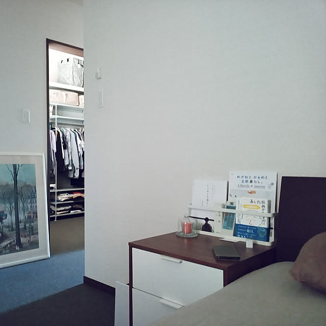 ベッド周り/無印良品/IKEA/ニトリ/ウォークインクローゼットのインテリア実例 - 2021-02-08 18:23:50
