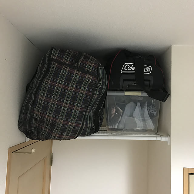 キャンプ用品/スノーボード用品/つっぱり棒/突っ張り棚/義母と同居...などのインテリア実例 - 2022-06-13 22:34:25