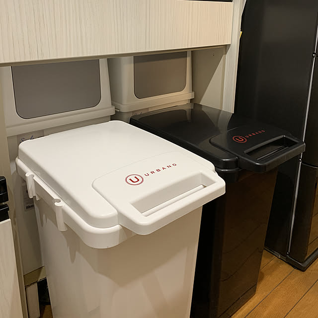 kojaのlike-it-like-it ライクイット Front open trash bin 25 wide フロントオープントラッシュビン25 ワイド LBD-10 【1個単位】 ゴミ箱 ごみ箱 ダストボックス 25Lの家具・インテリア写真
