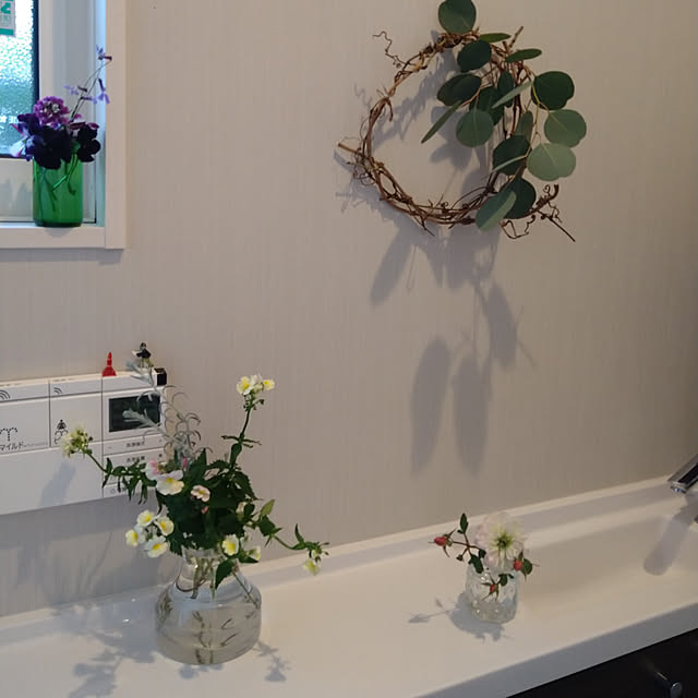 バス/トイレ/季節を楽しむ暮らし/庭の草花/野ぶどうのつる/ネメシアパステシア...などのインテリア実例 - 2021-01-19 11:52:38