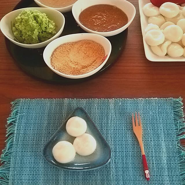 部屋全体/和室/クルミの座卓/慶山焼き/十五夜なので♪団子♪♪♪のインテリア実例 - 2015-09-27 13:28:20
