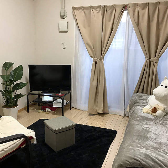 ダイソー/一人暮らし/部屋全体のインテリア実例 - 2019-03-09 21:25:03
