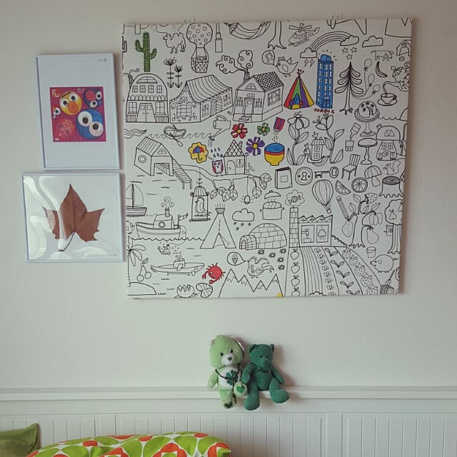 壁/天井/IKEA/DIYのインテリア実例 - 2015-09-15 23:34:47