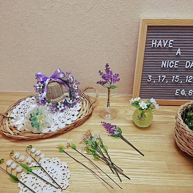 シーグラスアート ♡花咲くとっても和なお正月♡ (梅の花が咲く シーグラスアート ♡花咲くとっても和なお正月♡ (梅の花が咲く