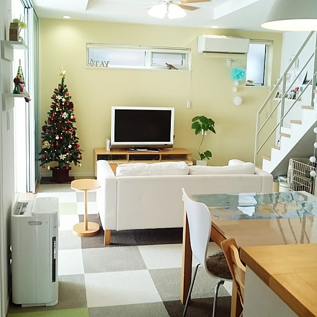 部屋全体/ライトスルースクリーン/ニトリ/子供と暮らす/IKEA...などのインテリア実例 - 2016-11-18 19:14:33
