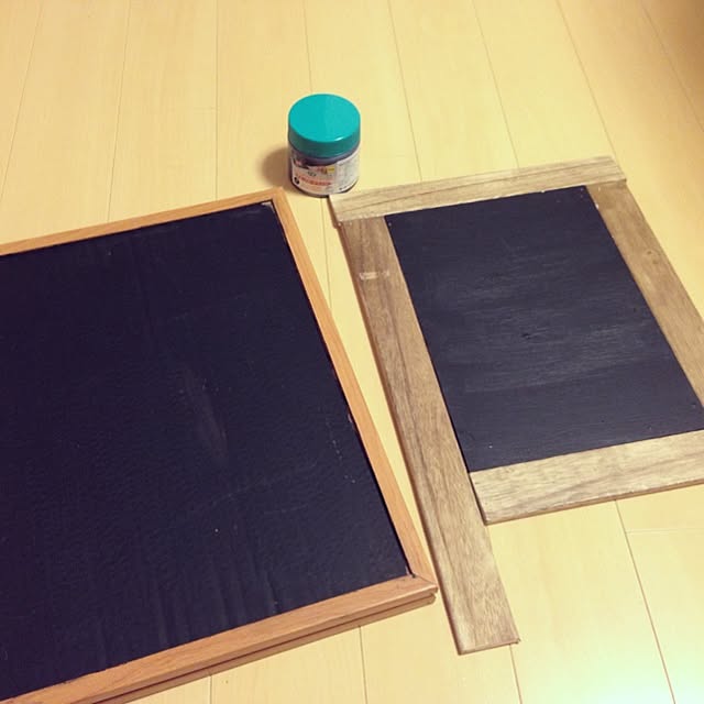 壁/天井/DIY/黒板塗料のインテリア実例 - 2014-01-21 16:48:47
