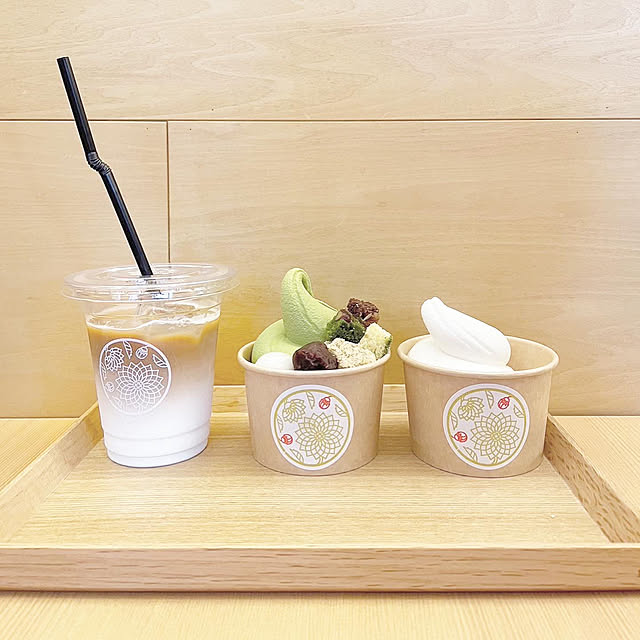 机/ソフトクリーム/カフェラテ/抹茶パフェ/おやつ時間...などのインテリア実例 - 2023-11-10 08:49:51