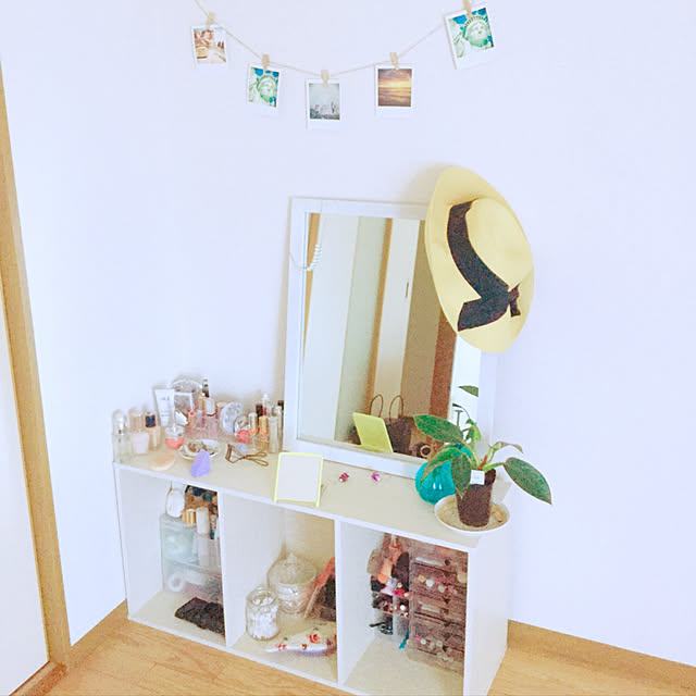 机/一人暮らし/ニトリ/DIY/100均...などのインテリア実例 - 2018-08-08 11:54:37