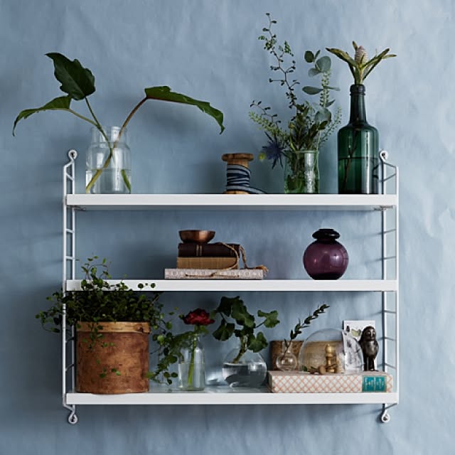 stringshelf/White/stringpocket/バス/トイレ/ナチュラル...などのインテリア実例 - 2015-12-17 18:28:16