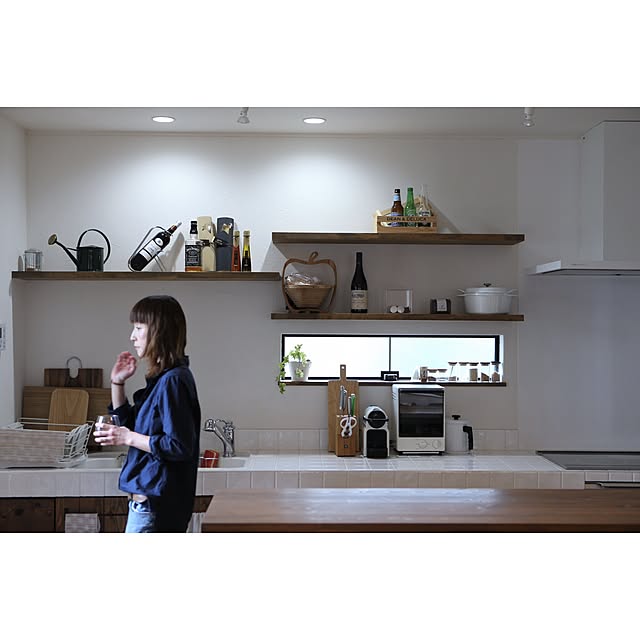 棚/飾り棚/タイルキッチン/キッチン/ZEST倉敷...などのインテリア実例 - 2017-07-06 16:50:13