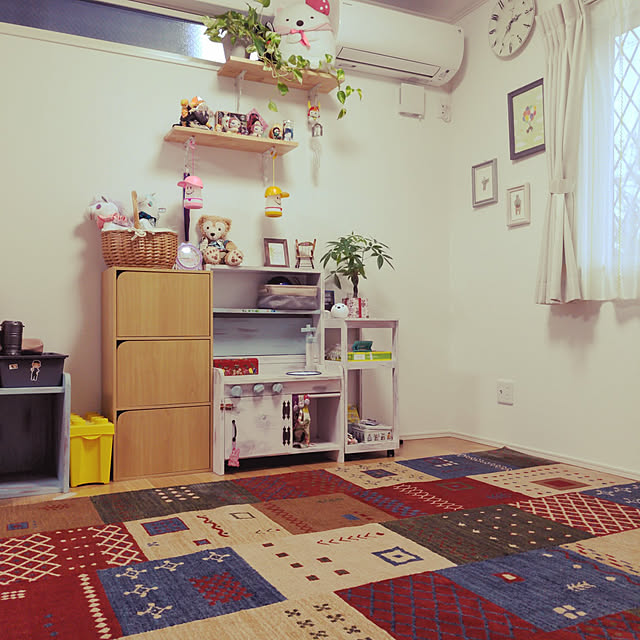 部屋全体/観葉植物/子ども部屋/ラグ/雑貨...などのインテリア実例 - 2021-10-25 14:38:21