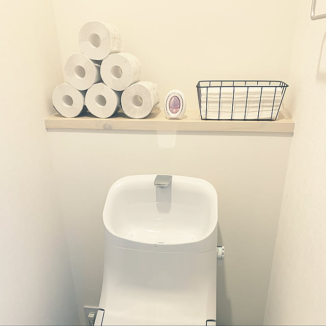100均/セリア/ダイソー/モノトーン/バス/トイレのインテリア実例 - 2021-03-15 11:04:07