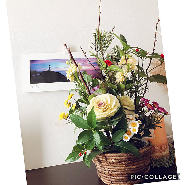 正月花/玄関/入り口/毎年ありがとう♡/母手作り♡/お正月飾り...などのインテリア実例 - 2021-01-05 14:58:02