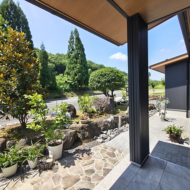 玄関/入り口/庭/夏/平屋暮らし/暑さ対策...などのインテリア実例 - 2026-07-12 20:23:23
