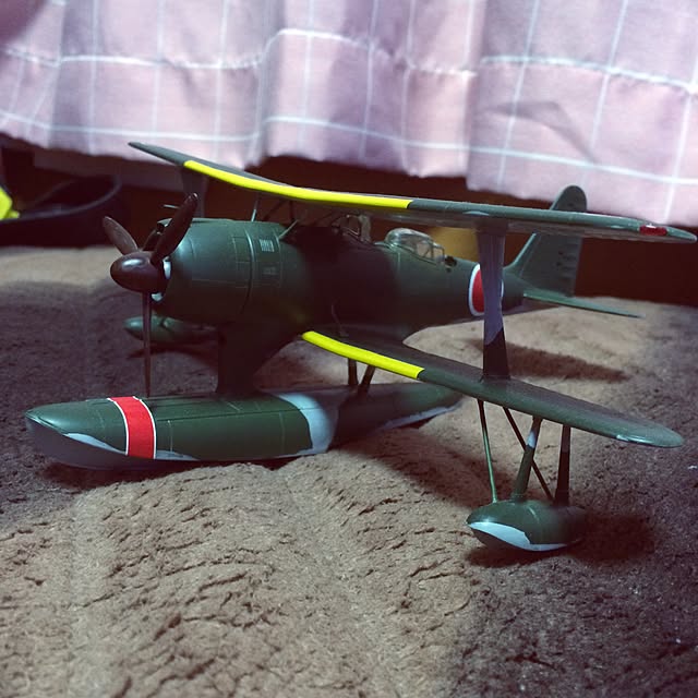 ベッド周り/武蔵搭載/模型飛行機/プラモデルのインテリア実例 - 2015-05-28 22:12:16