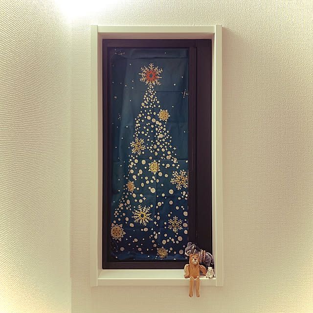 壁/天井/てぬぐいタペストリー/てぬぐい/クリスマス/クリスマスツリーのインテリア実例 - 2024-11-29 17:21:01