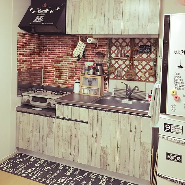 キッチン/DIY/セリア/ダイソー/100均のインテリア実例 - 2017-04-18 22:43:54
