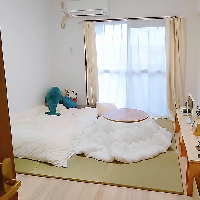 部屋全体/大学生/大学生 一人暮らし/畳スペース/こたつ...などのインテリア実例 - 2025-05-02 15:51:35