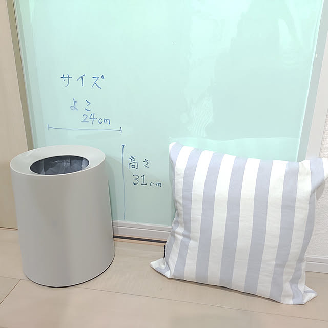kouのideaco-ideaco イデアコ TUBELOR HOMME チューブラーオム ゴミ箱 ごみ箱 ダストボックス トラッシュカン 11.4L 2層構造 ゴミ袋が隠せる スタイリッシュ おしゃれの家具・インテリア写真