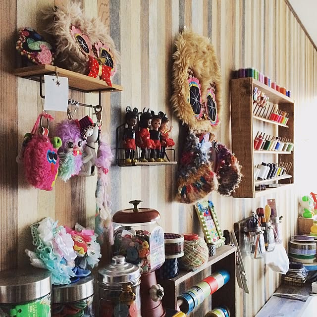 壁/天井/ハンドメイド/アトリエ/壁紙屋本舗/DIY...などのインテリア実例 - 2016-11-21 22:35:48