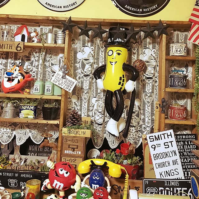 玄関/入り口/トニー・ザ・タイガー/MR.PEANUT/m&m's/四駆同盟...などのインテリア実例 - 2016-12-14 20:32:02