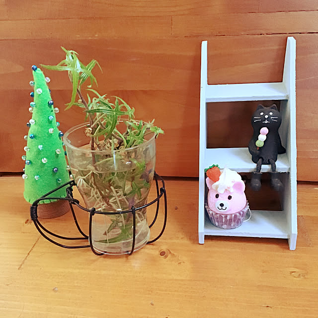 観葉植物/雑貨/ワイヤークラフト初心者/玄関/入り口のインテリア実例 - 2019-03-09 06:34:29