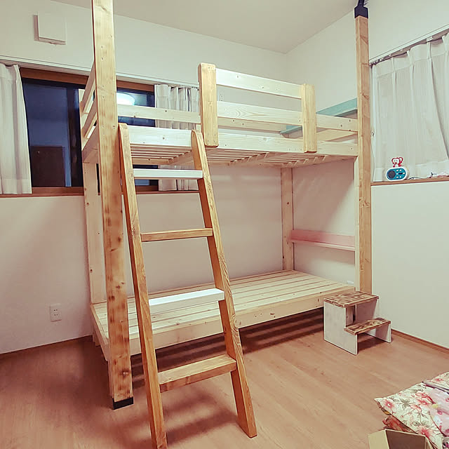 部屋全体/DIY/1×4/2×4/二段ベッド...などのインテリア実例 - 2022-12-13 20:29:49