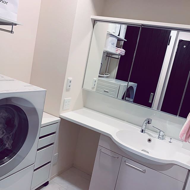 モノトーン/ホワイトインテリア/IKEA/バス/トイレのインテリア実例 - 2019-12-27 01:46:27