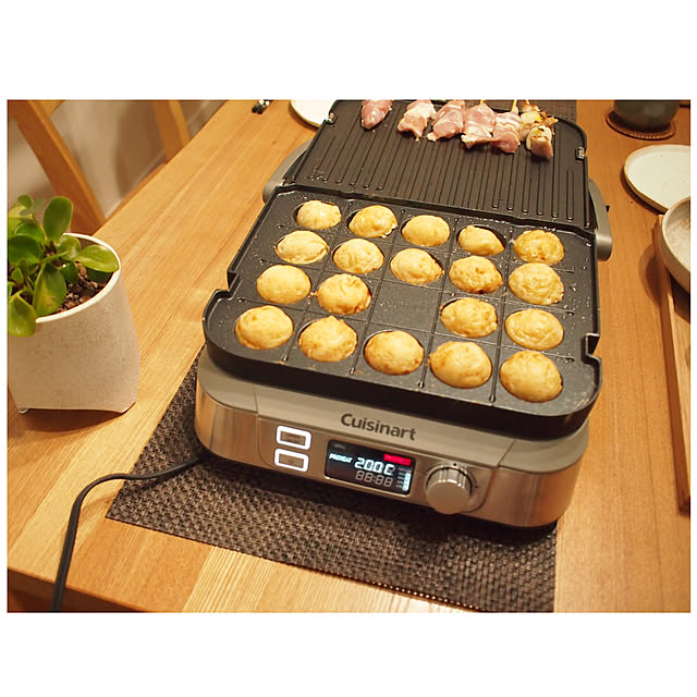 おうち見直しキャンペーン当選♡/たこ焼き器/ホットプレート/ホットサンドメーカー/クイジナートマルチグルメプレート...などのインテリア実例 - 2022-01-18 13:25:27