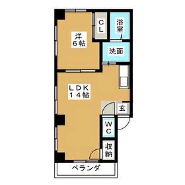 部屋全体/1LDK/間取り図/つかさとかんなのインテリア実例 - 2017-01-30 17:01:47