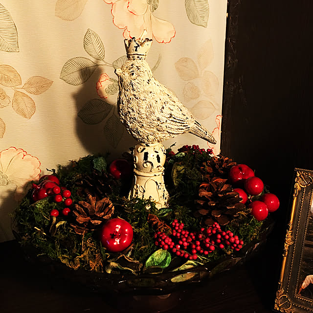 クリスマス/ダイソー/100均/ハンドメイド/リサイクルショップ戦利品...などのインテリア実例 - 2021-12-09 16:47:21