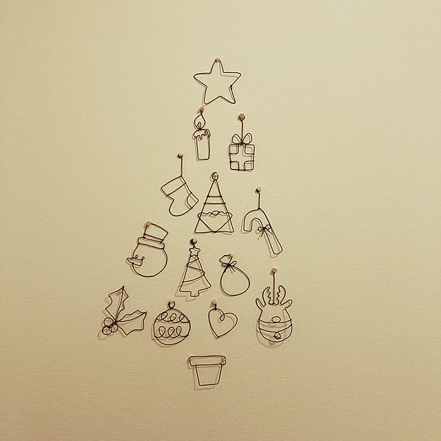 ワイヤークラフト クリスマスツリーのおすすめ商品とおしゃれな
