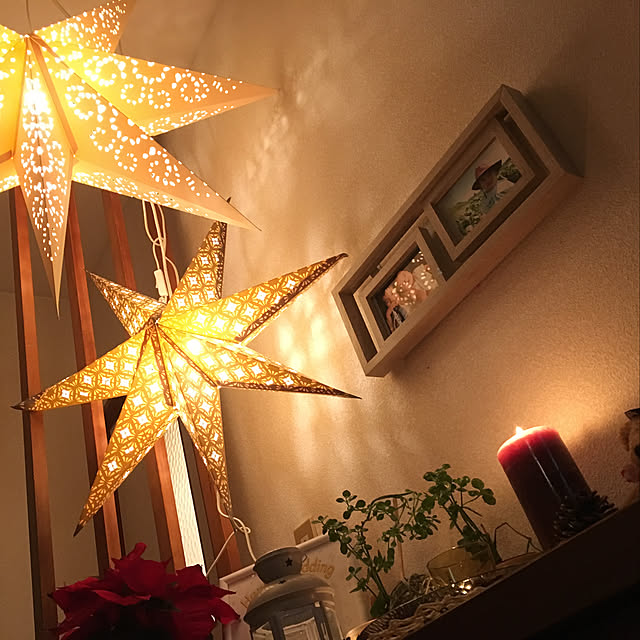 玄関/入り口/クリスマス/IKEA/100均/ダイソーのインテリア実例 - 2017-12-25 23:54:31